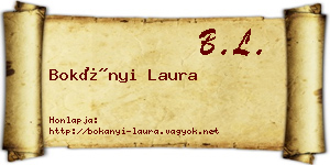 Bokányi Laura névjegykártya